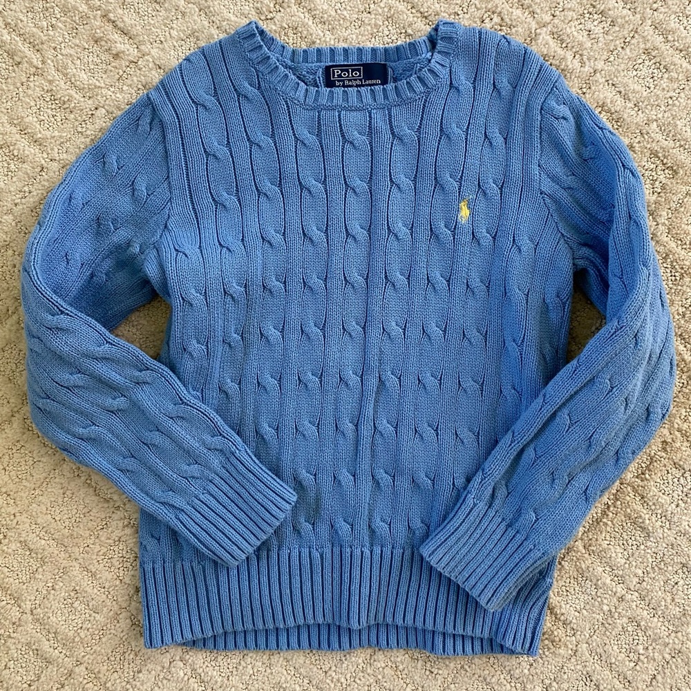 Ralph Lauren Cotton Cable Knit Sweater